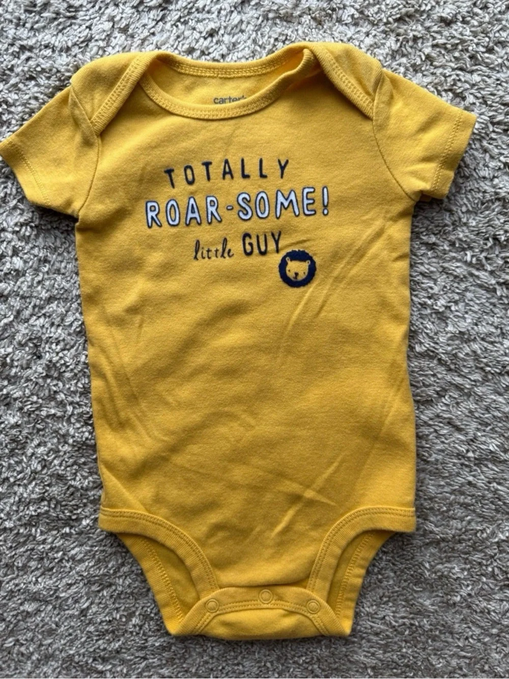 Carter’s 3 Piece Lion Outfit Set 6M Bodysuits & Pants Baby Boy